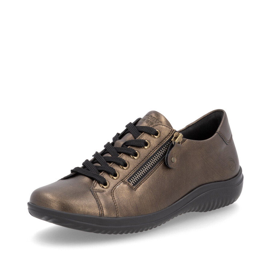 scarpe marroni con cerniera per donna remonte d1e03-25