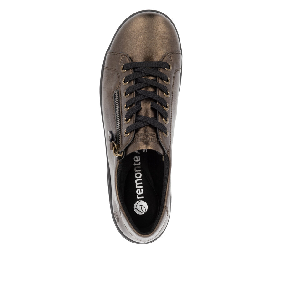 scarpe marroni con cerniera per donna remonte d1e03-25