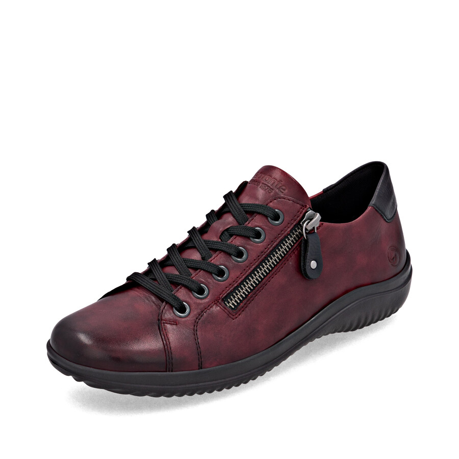 scarpe con cerniera rossa da donna remonte d1e03-35