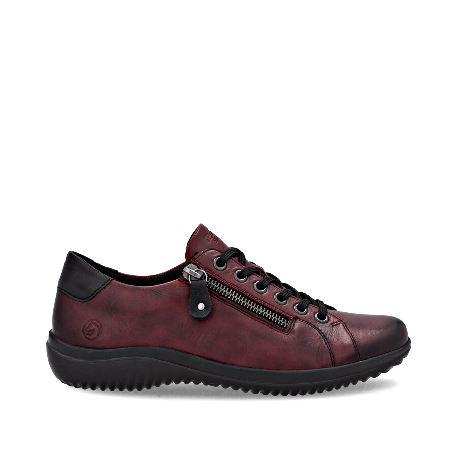 scarpe con cerniera rossa da donna remonte d1e03-35
