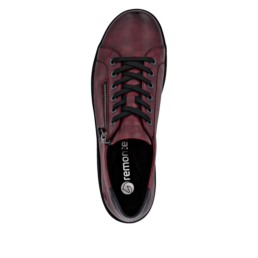 scarpe con cerniera rossa da donna remonte d1e03-35