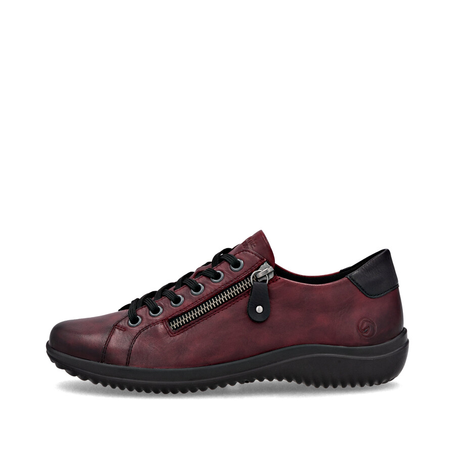 scarpe con cerniera rossa da donna remonte d1e03-35