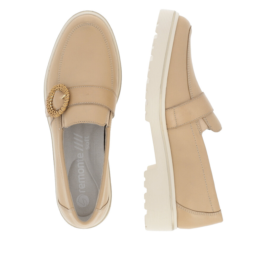 scarpe elasticizzate marroni da donna remonte d1h00-20
