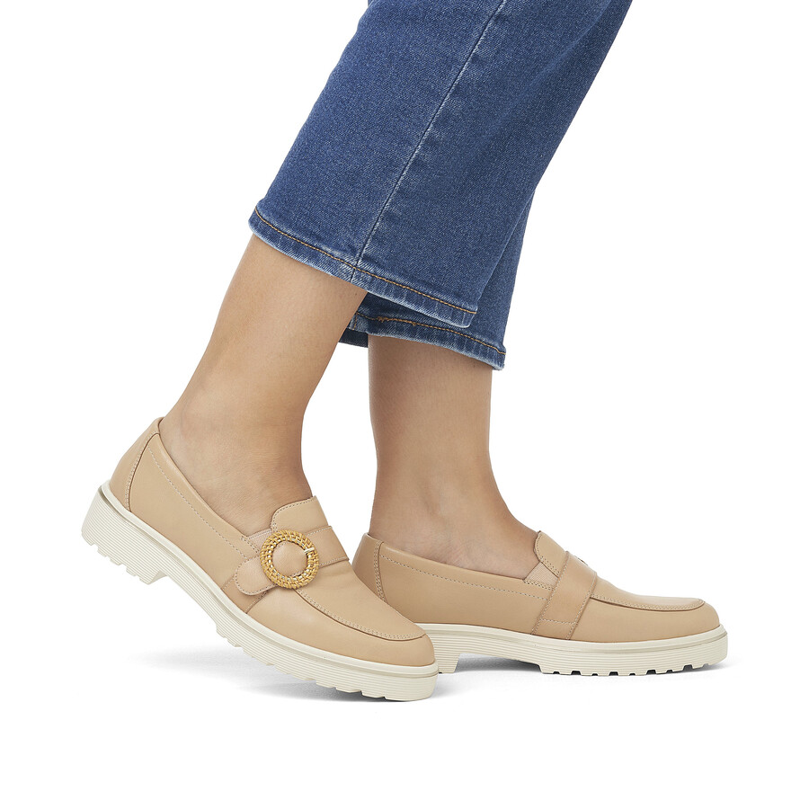 scarpe elasticizzate marroni da donna remonte d1h00-20