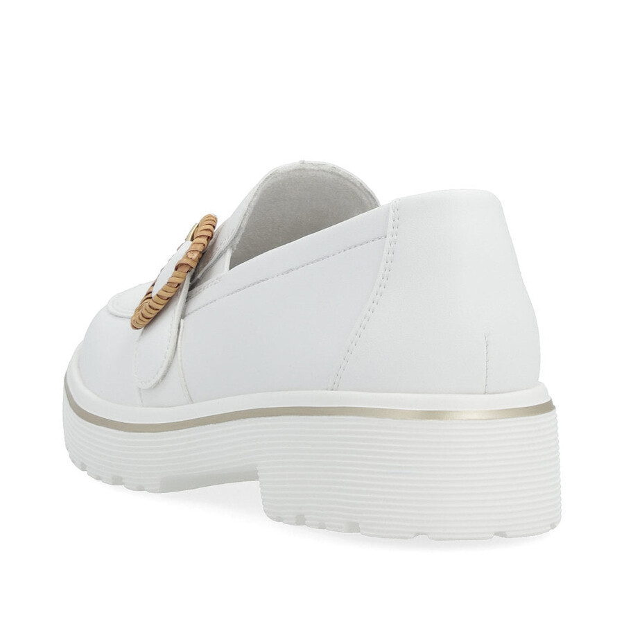 scarpe bianche elasticizzate da donna remonte d1h00-80