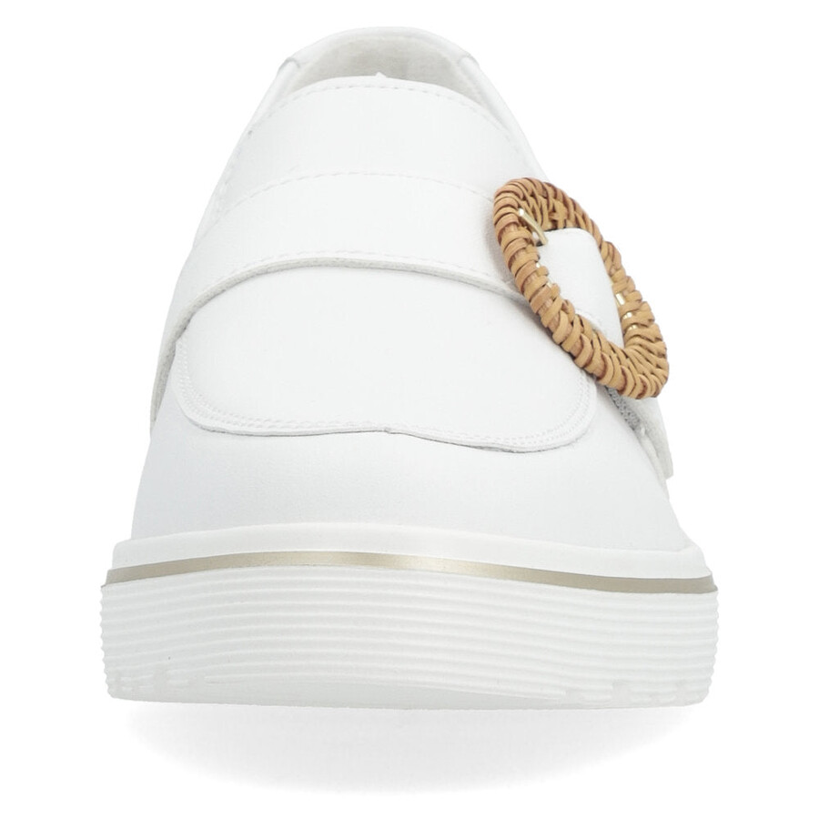 scarpe bianche elasticizzate da donna remonte d1h00-80