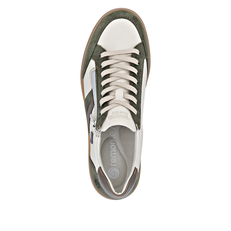 scarpe beige con cerniera per donna remonte d2c04-60