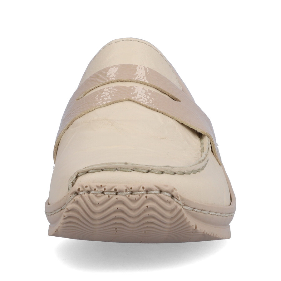 scarpe slip-on beige da donna rieker l1752-60