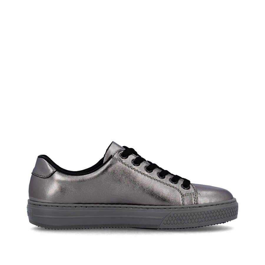 scarpe con cerniera argentoplatino da donna rieker l59l1-90