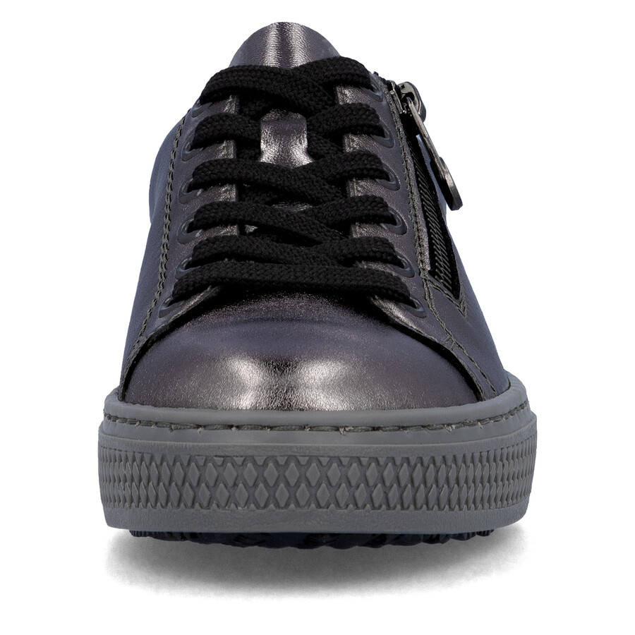scarpe con cerniera argentoplatino da donna rieker l59l1-90