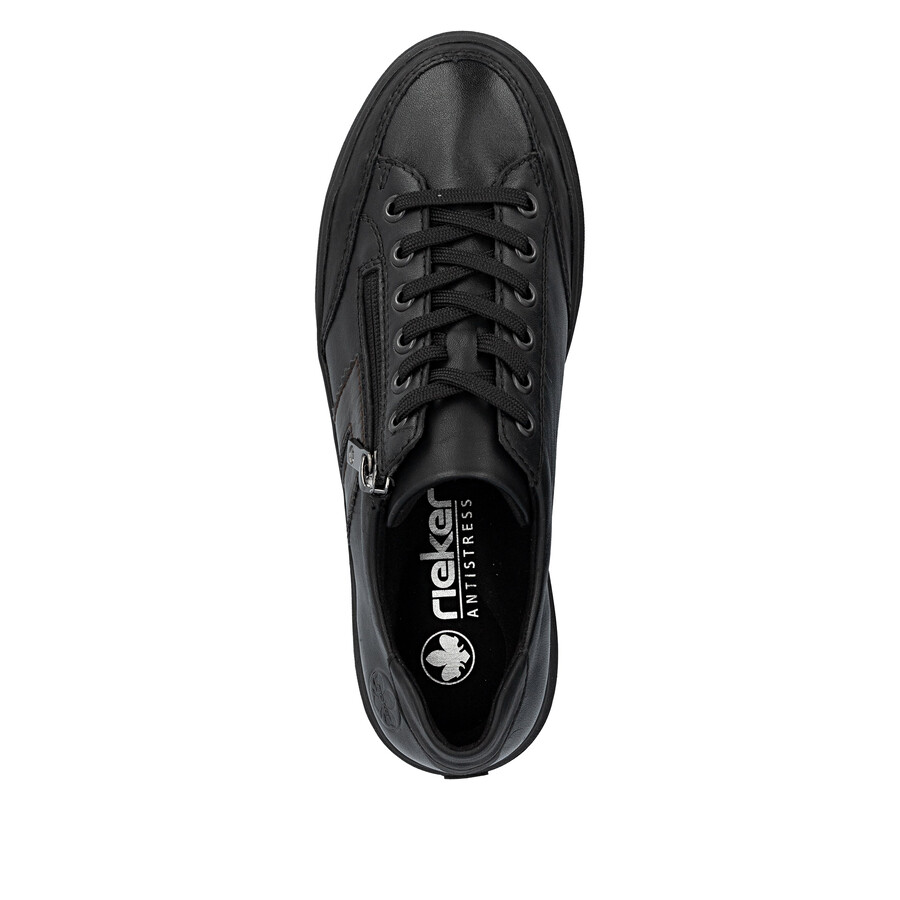 scarpe nere con cerniera per donna rieker m7711-00