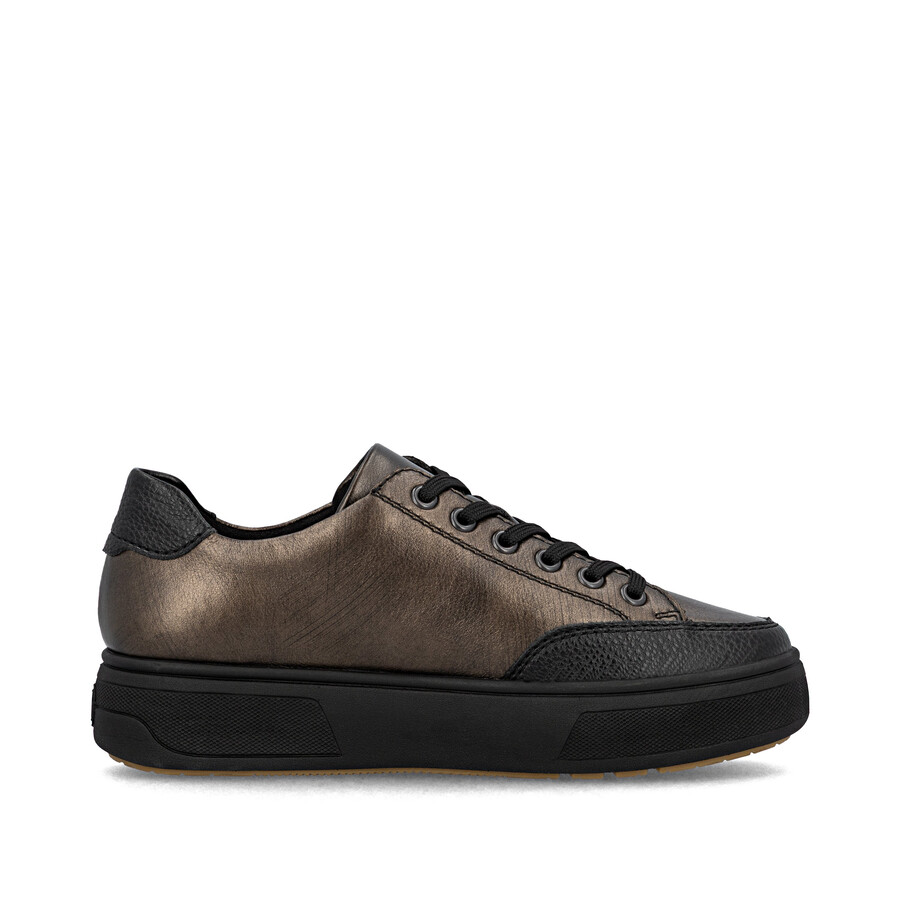 scarpe marroni con cerniera per donna rieker m7711-25