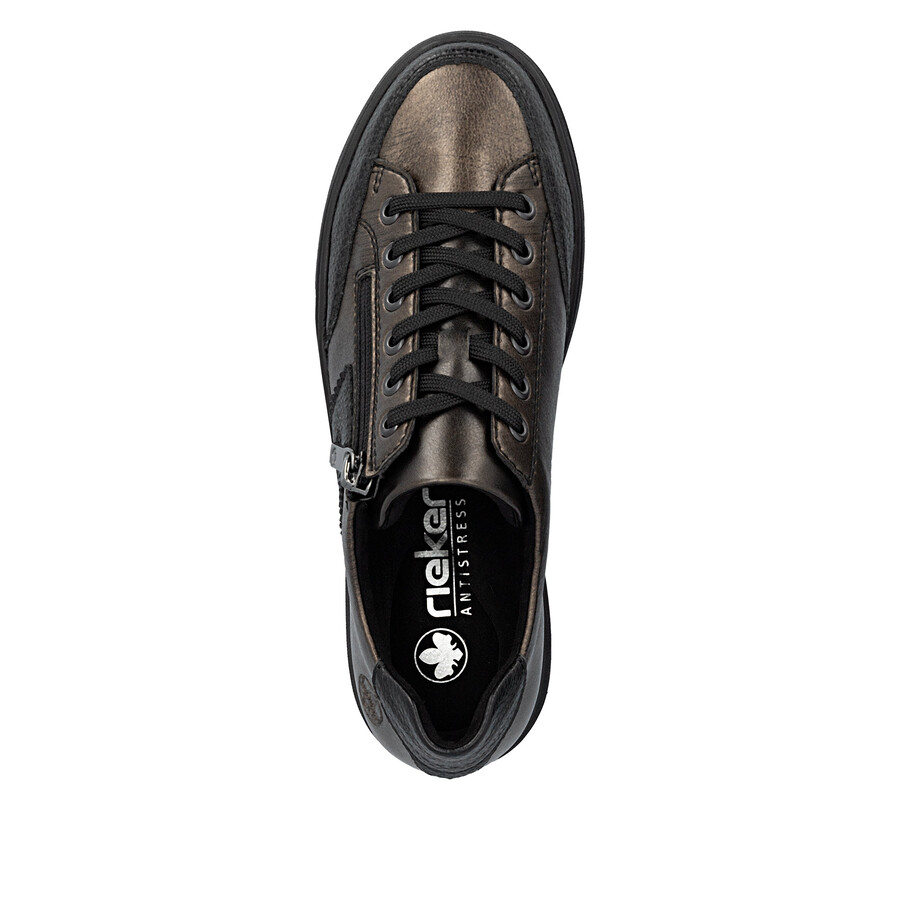 scarpe marroni con cerniera per donna rieker m7711-25