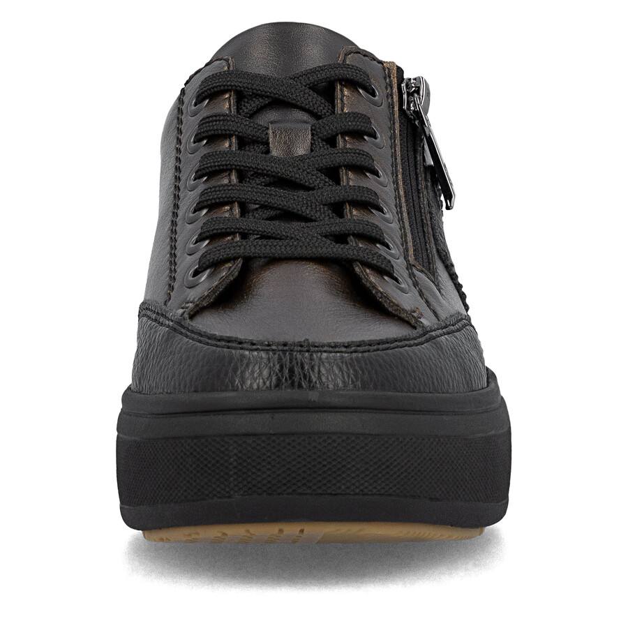 scarpe marroni con cerniera per donna rieker m7711-25