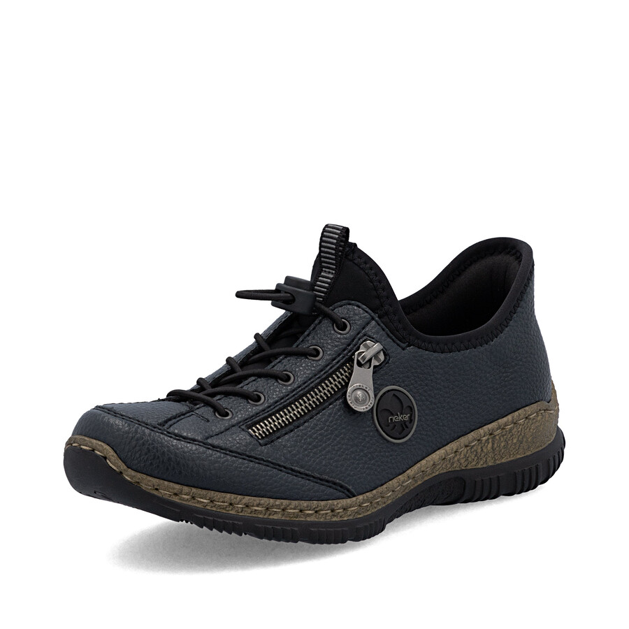 scarpe elasticizzate blu da donna rieker n3267-15