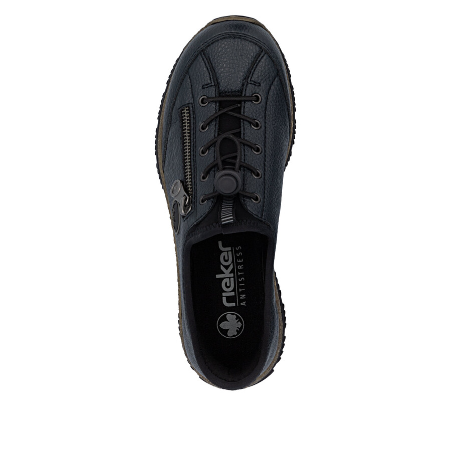 scarpe elasticizzate blu da donna rieker n3267-15