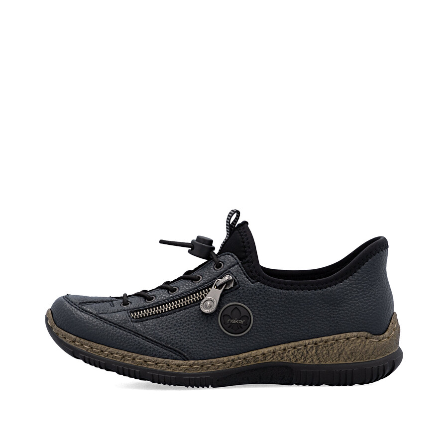 scarpe elasticizzate blu da donna rieker n3267-15