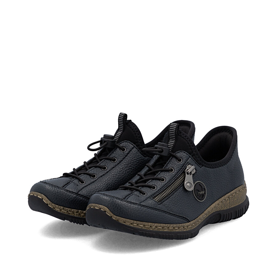 scarpe elasticizzate blu da donna rieker n3267-15