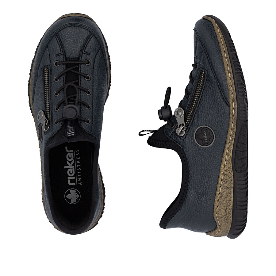 scarpe elasticizzate blu da donna rieker n3267-15