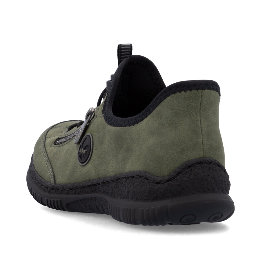 scarpe elasticizzate verdi da donna rieker n3267-54