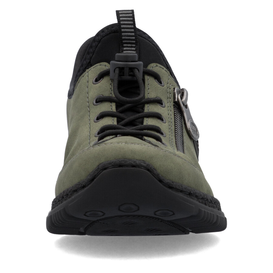 scarpe elasticizzate verdi da donna rieker n3267-54