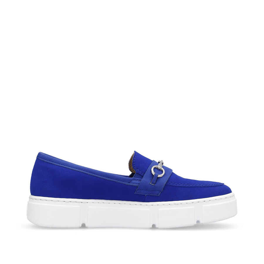 scarpe elasticizzate blu da donna rieker n5956-14