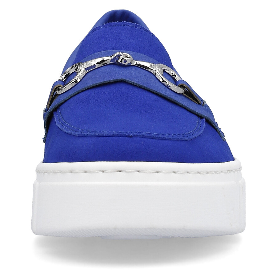 scarpe elasticizzate blu da donna rieker n5956-14
