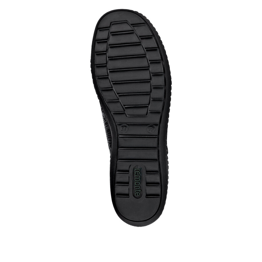 scarpe nere con cerniera da donna remonte r1402-00