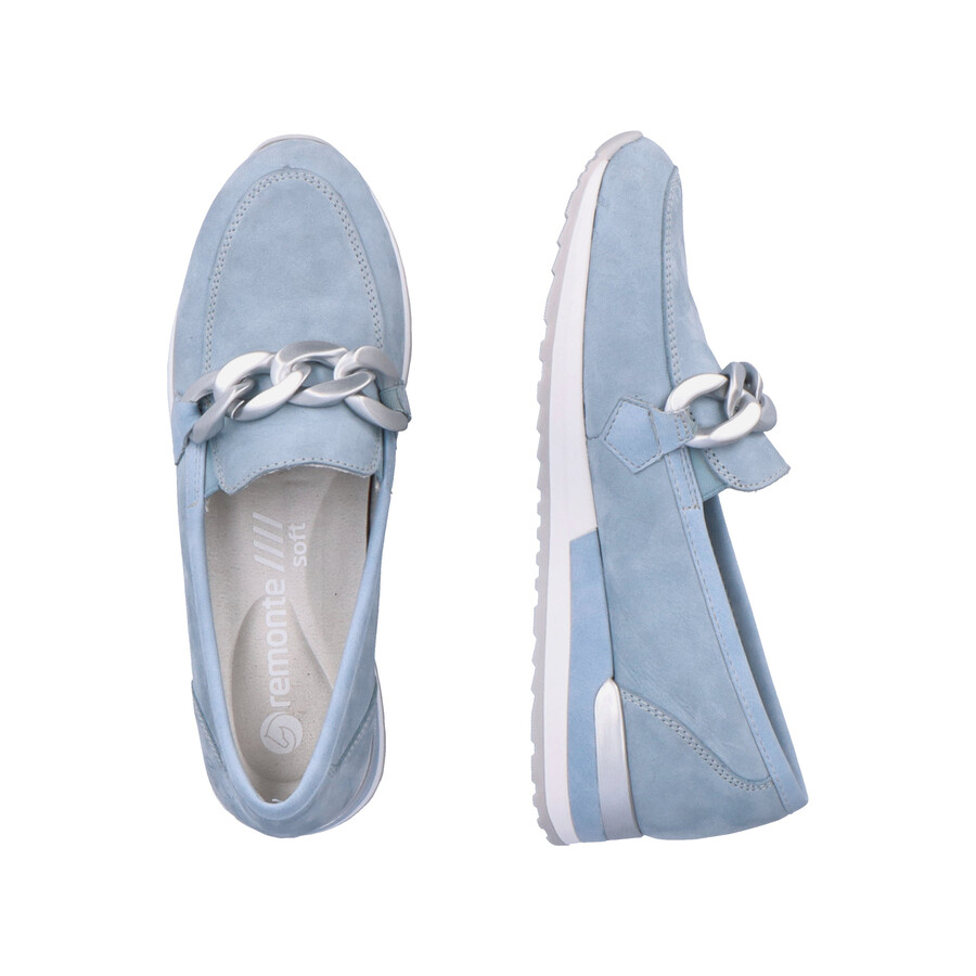 scarpe elasticizzate blu da donna remonte r2544-10