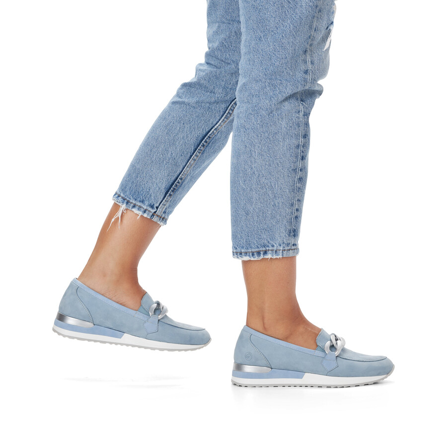 scarpe elasticizzate blu da donna remonte r2544-10