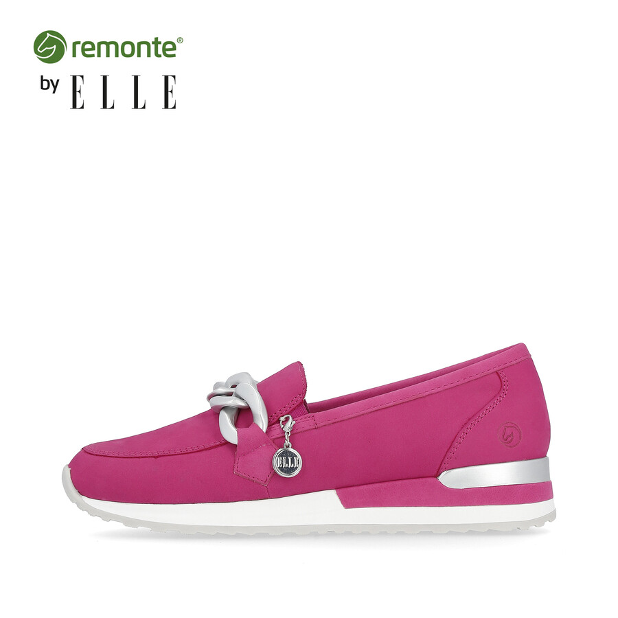 scarpe elasticizzate rosa da donna remonte r2544-32