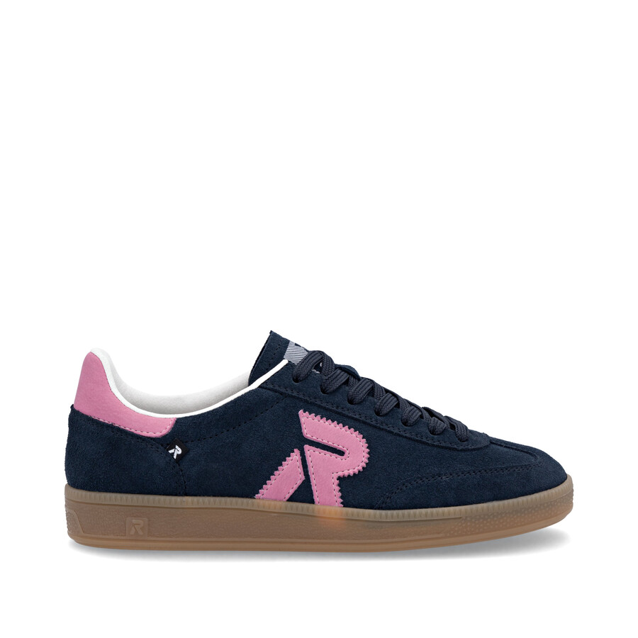 scarpe da ginnastica blu da donna rieker sport w2200-15