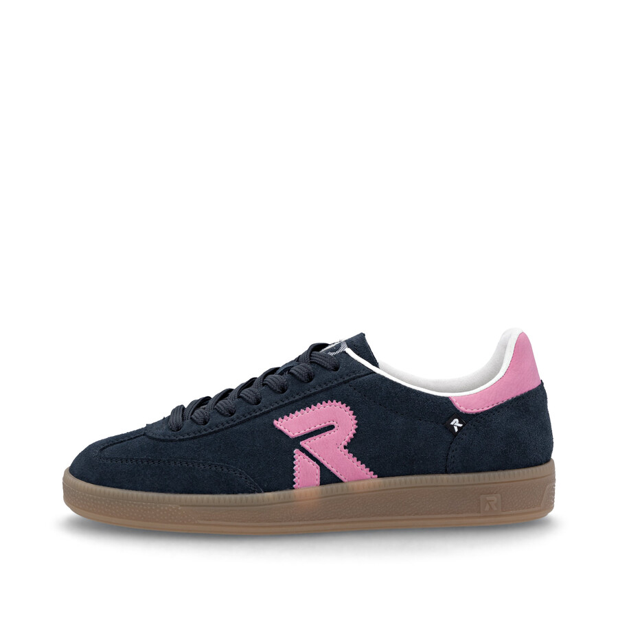 scarpe da ginnastica blu da donna rieker sport w2200-15