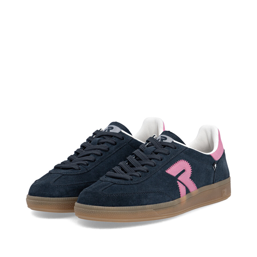 scarpe da ginnastica blu da donna rieker sport w2200-15