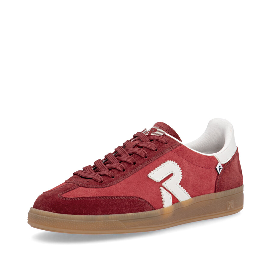 scarpe da ginnastica rosse da donna rieker sport w2200-33