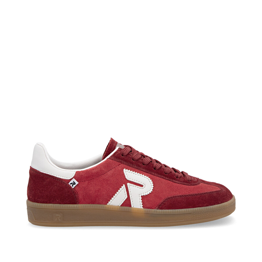 scarpe da ginnastica rosse da donna rieker sport w2200-33