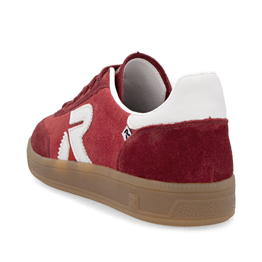 scarpe da ginnastica rosse da donna rieker sport w2200-33