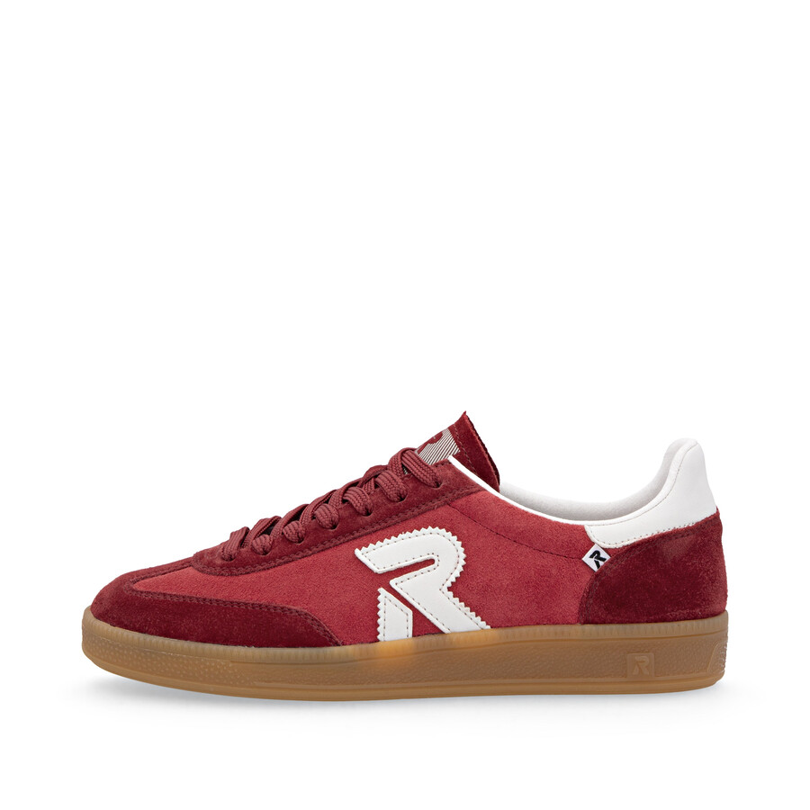 scarpe da ginnastica rosse da donna rieker sport w2200-33