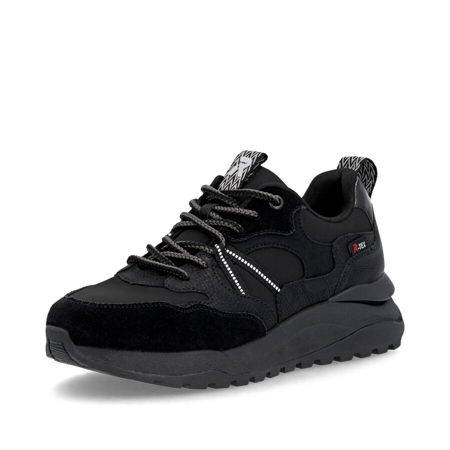 scarpe da ginnastica nere da donna rieker sport w2501-00
