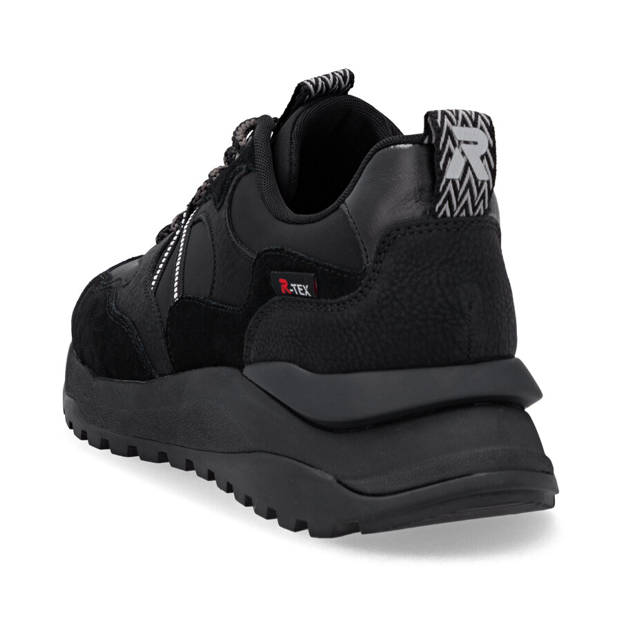 scarpe da ginnastica nere da donna rieker sport w2501-00