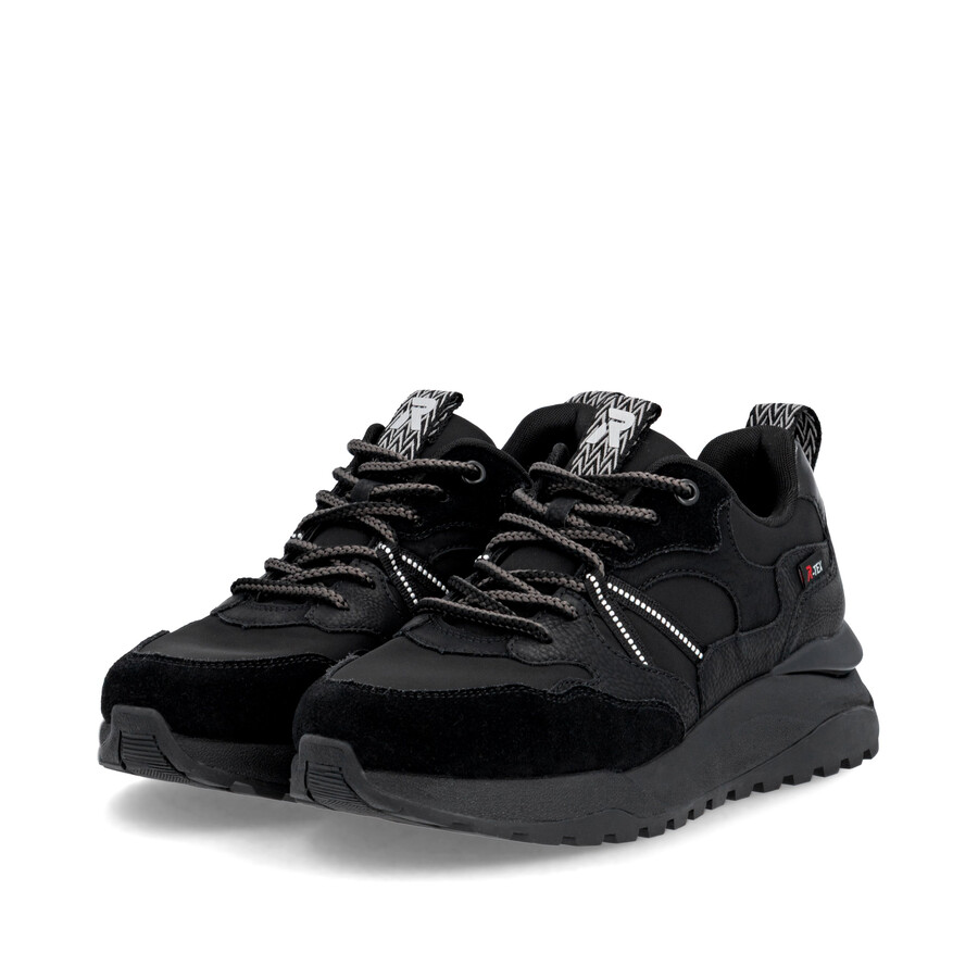 scarpe da ginnastica nere da donna rieker sport w2501-00