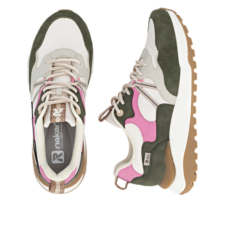 scarpe da ginnastica bianche da donna rieker sport w2501-83