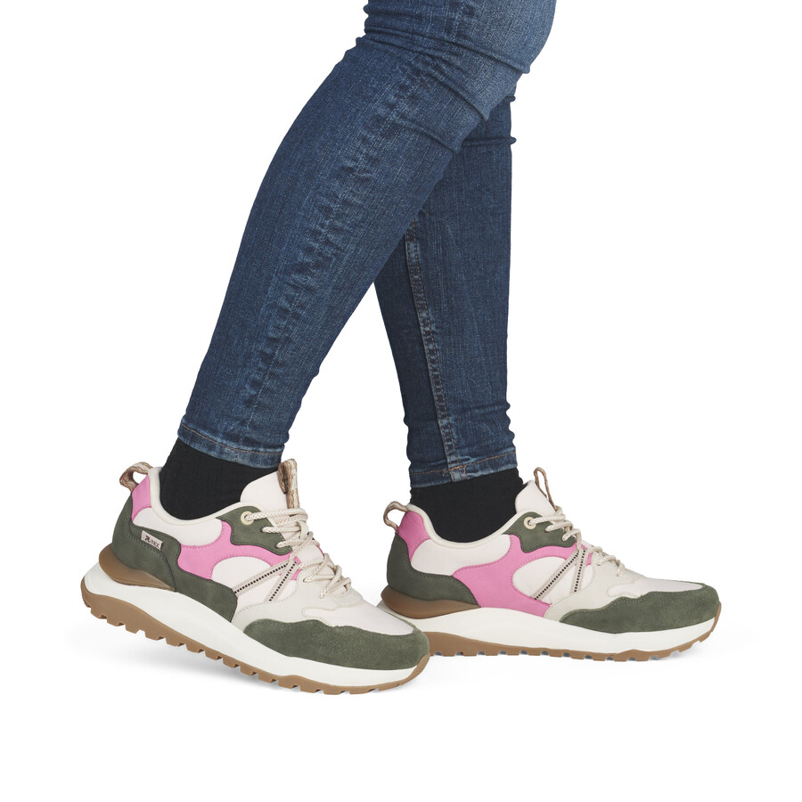scarpe da ginnastica bianche da donna rieker sport w2501-83