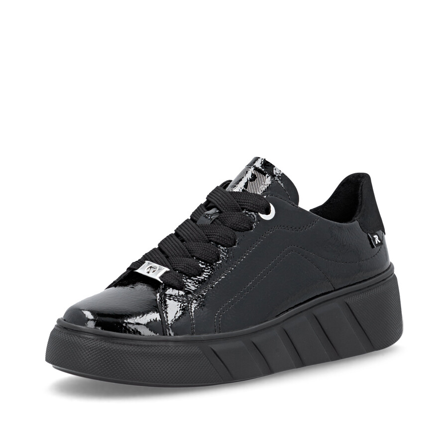scarpe da ginnastica nere da donna rieker sport w2601-00