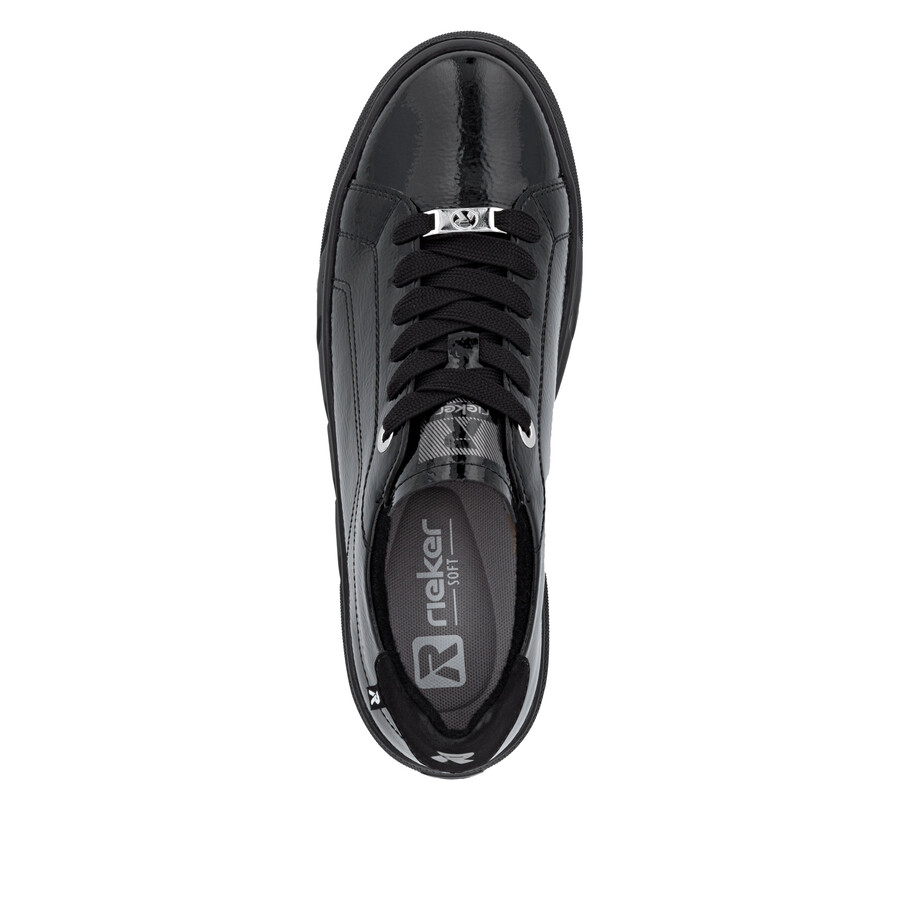 scarpe da ginnastica nere da donna rieker sport w2601-00