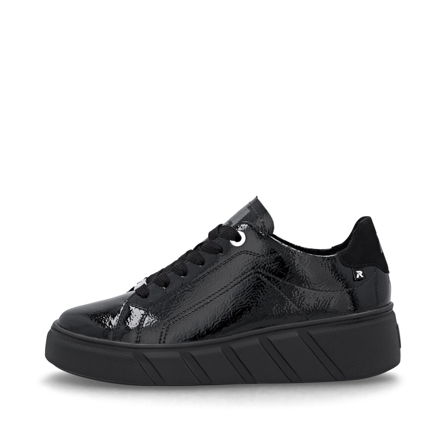 scarpe da ginnastica nere da donna rieker sport w2601-00