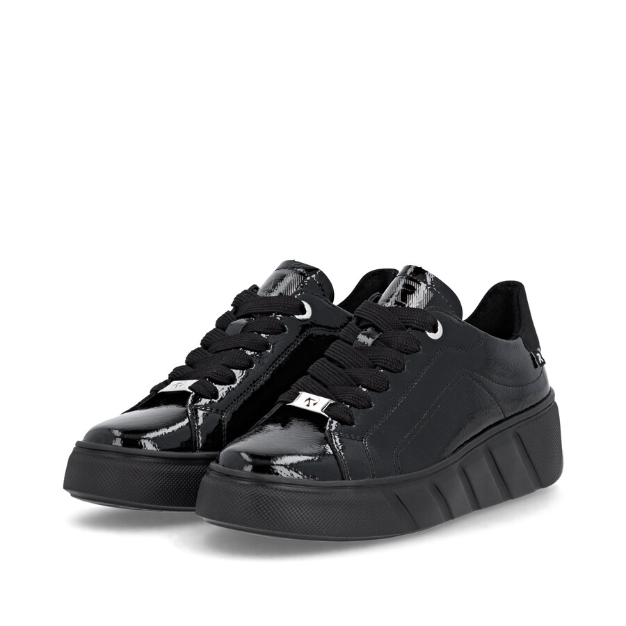 scarpe da ginnastica nere da donna rieker sport w2601-00