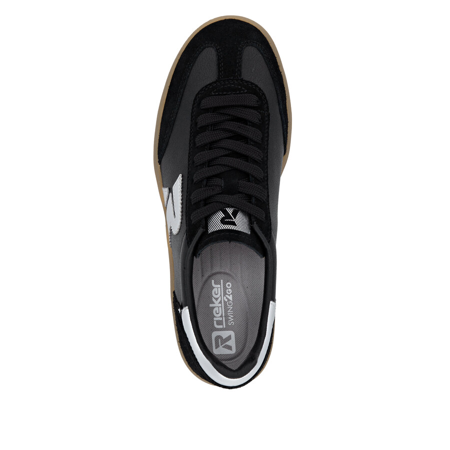 scarpe elasticizzate nere da donna rieker sport w3700-00