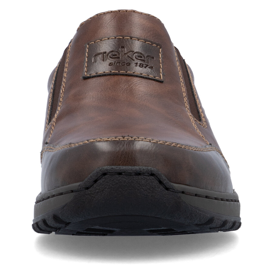 scarpe elasticizzate marroni per uomo rieker 03354-26