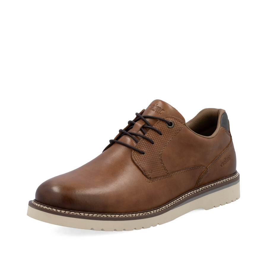 scarpe elasticizzate marroni da uomo rieker 04503-24